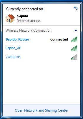 3 Setting 3.1 Using Laptop Step 1. Set up the router using laptop. Connect to GR297n through wireless. Step 2.