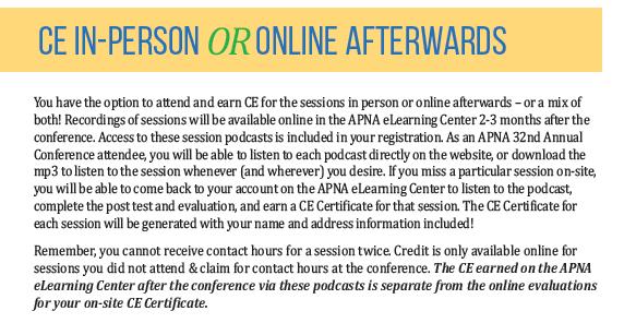 Program Book Extras Session podcasts are included