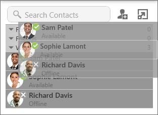 Contacts Changing contact groups You can move a contact from one group to another or add them to multiple groups. To move contacts to another group 1.