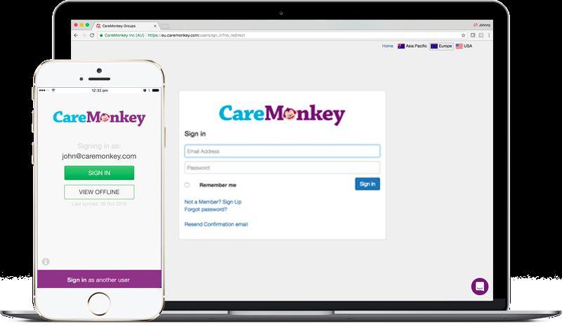 Account and Password Protection CareMonkey restricts access to Users only, and the organisations or individuals they choose to share information with.