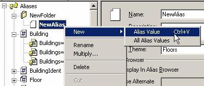 ProcessView Figure 64. Creating a New Alias Value 2. The properties dialog box for the new alias appears in the right-hand pane of the Configurator, as shown in the figure below. Figure 65.