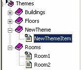 For each theme, you can designate one theme item as the default item by checking the Default theme item check box. 5.