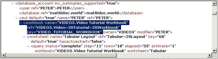 About specifying workbooks and worksheets using URL parameters workbook names (for more information, see Section 11.4, "About specifying workbooks and worksheets using URL parameters").