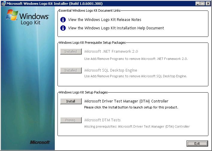 A Step-by-Step Guide - 3 Installing DTM Controller You can install Device Test Manager (DTM) Controller only on a computer that is running Windows Server 2003 with Service Pack 1 (SP1) or Service