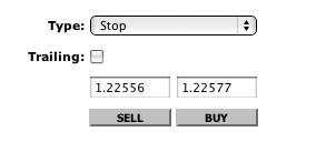 When you select the OCO Pair or Parent and Contingents order type, you can set the prices of the different stops or limits as desired and click Submit.