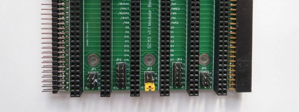 Pin 40 of the standard RC2014 bus is used for the Z80 interrupt daisy chain signal IEO, with the 40 th pin of the enhanced bus,