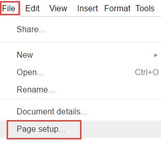 Move to a Folder Google Docs 1. From the top left Menu, select File. 2. Click Move to. 3. Select Move this Item. 4. Select My Drive. 5. Select the appropriate Folder. 6. Select Move Here.