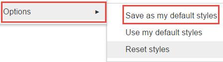 Restore default Google style 1. Hover the cursor over Paragraph styles scroll over to Options, select Reset styles. 2.
