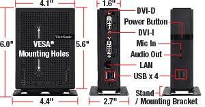 1 Product Dimensions (w x h x d) with stand: 2.7 x6.0 x4.