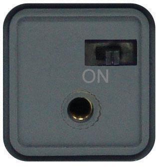 4 CAPACITY PARAMETER & CALIBRATION SWITCH Loosen the black plastic screw and open the square cap on the front panel.