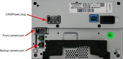 Installation 1. Access the main LCD screen by removing the panels surrounding it. This usually involves pulling the panels and removing Torx screws. Back of Volvo Screen 2.