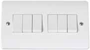 Plates Switches - MiniGrid CMA010 CMA011 CMA012 CMA013 CMA019 CMA105 10AX 1 Gang 1 Way Plate Switch 10AX 1