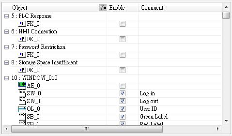 13-222 3. Create an Operation Log View object and finish relevant settings. 4.