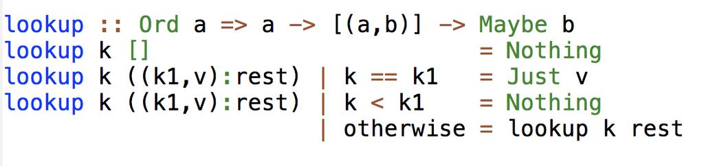Problem Four (Haskell Programming) In this problem you will write a basic dictionary (map) in Haskell.