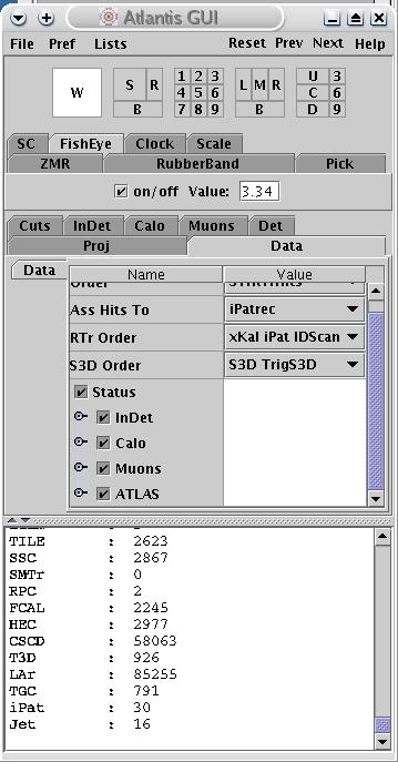 Basics (3): Atlantis GUI Menu bar Window Control Interaction Control Parameter