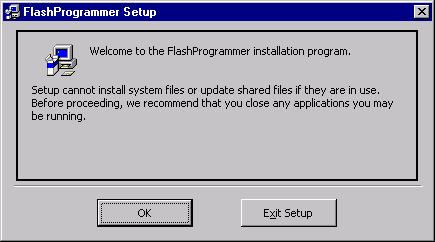 1. Obtain the FlashProgrammer Program files from the Federal APD web site, your distributor, or your Federal APD support technician, and copy the files to your computer.