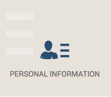 SELF-SERVICE: PERSONAL INFORMATION Click on Personal Information tab to see the following: Personal Information: You may review your personal information.