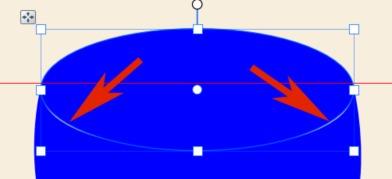 14. To adjust any gaps between the ellipse and the bowl shape, right click and select Convert to Curves.