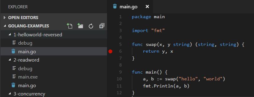 Hands on from VSCode Debugging From the terminal, enter the samples folder and type > code.