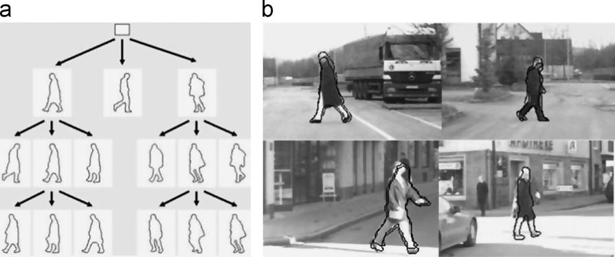 2222 T.-H.-B. Nguyen, H. Kim / Pattern Recognition 46 (2013) 2220 2227 Fig. 2. (a) A hierarchy for pedestrian shape. (b) Some detection results [4].