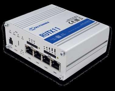 Available from 2019 Q2 RUTX11 ADVANCED Next Generation LTE Cat6 Industrial Cellular router