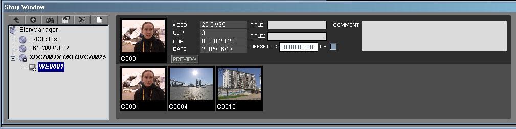 Rough Cut and EDL Export In the Story Window, right-click on ExtClipList in the Story Manager folder and choose Create ExtClipList.