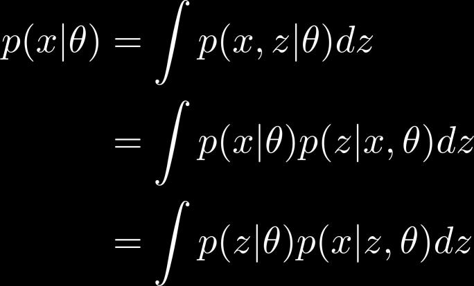 Variational Bayesian (VB) We would like to do maximum likelihood: is the underlying