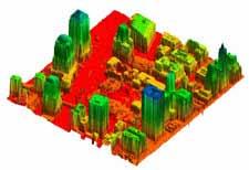 Examples July 2001 September 15, 2001 Aerial Views and Maps of the WTC - LIDAR A laser-based imaging instrument, known as LIDAR (light detection and ranging), provided elevation data of the Ground
