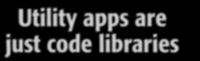 Utility apps are