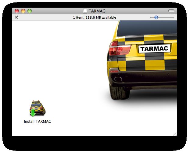 Installation and Licensing TARMAC is installed using a standard Mac OS X installer package. This section steps you through this process and helps you license your software making it ready to use.