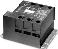 THREE-PHASE AC SOLID-STATE RELAYS Series E3P Three-Phase AC Solid-State Relays Series E3P three-phase relays are designed for all types of loads. The design incorporates an oversized thyristor output.