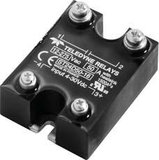 SINGLE-PHASE AC SOLID-STATE RELAYS Series ST AC Hockey Puck Solid-State Relays Series ST relays are designed for high-power applications. The design incorporates an SCR or triac output.