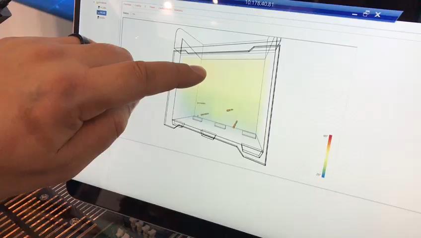 REAL-TIME 3D THERMAL ANALYSIS 1000+ sensors Integrated temperature IT temperature readings Temperature