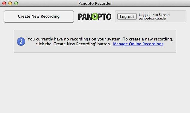Click on the Panopto Icon (see Picture 5) to open the program.