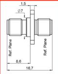 (Gold) (Passivated) Panel drilling Contact type R125 605 300 R125 605 301 P08 Slotted Adapters IN SERIES ADAPTERS Fig. 3 Fig. 4 Fig. 5 Fig. 6 Fig. 7 Fig. 8 Fig. 9 Fig.