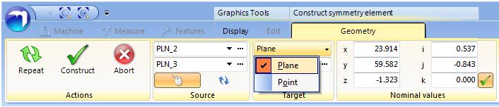 Constructing elements using the ribbon interface Advantageous, unified operation within the ribbon with live preview You