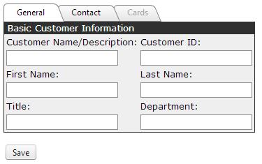 3. Enter the customer s name in the Customer Name/Description field 4.