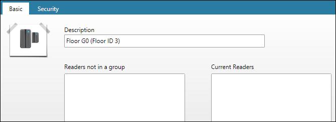 Access groups with permissions for the specified reader groups. Access can be restricted by time schedule if required.