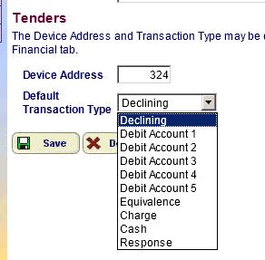 Tenders Name - Enter a user-friendly name to help identify the connector Reference Number (Optional) the accounting reference number associates Transactions to this connector Server - Enter the