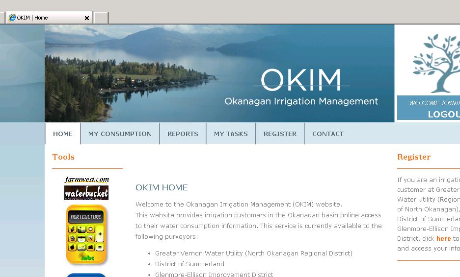 8. DAILY IRRIGATION PLANNING OKIM is a great tool for long term water use tracking.