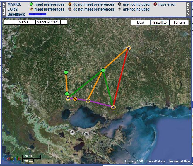 2013-08-07 Step 4 : Network Adjustment 15 satellite imagery