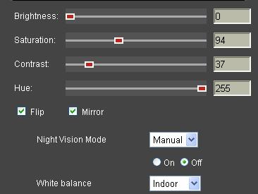 7 Other Settings 7.1 Video Setting Page 7.1.1 Image Setting Figure 16 1) Color Adjustment: Drag the glide bar showed as above Figure 16, user can adjust the brightness, saturation, contrast, hue.