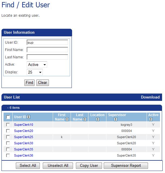 Managing Users Editing a User Account Editing a User Account The Edit User screen allows you access to basic information for a specific user account.