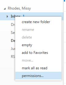 Creating & Moving Messages to Folders & Deleting Messages 1. If you need to create a folder (for organization), Right-Click on the Inbox and choose Create New Folder.