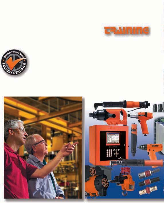 The Total Solution The total solution from Cooper Power Tools includes not only a complete line of quality industrial tools and accessories but also a professional engineering and product support