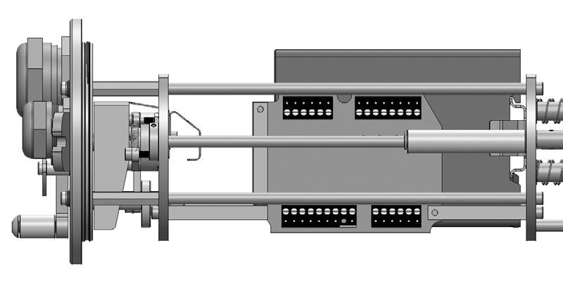 Installation 53 Figure 34 (a + b): Fitting the USB server Gigabit into the chassis (top view and right hand view) 7.
