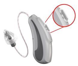 Detection of Rechargeable Hearing Instruments Hansaton AQ HD and AQ sound SHD are 100% wireless hearing instrument with a rechargeable battery and no programming socket.