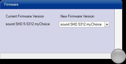 To correct this, select the Firmware function button. The previous firmware version for the instrument is shown in the display panel.
