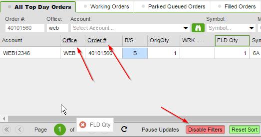 Float Order Log Order log tabs can be floated by right clicking on any of the tabs and clicking Open Tab as New Window.