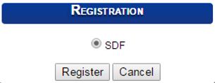 7 SDF Registration This section outlines the registration steps to be followed by the SDF. 7.1 Application Details The first phase of the registration is for the SDF to complete their details.